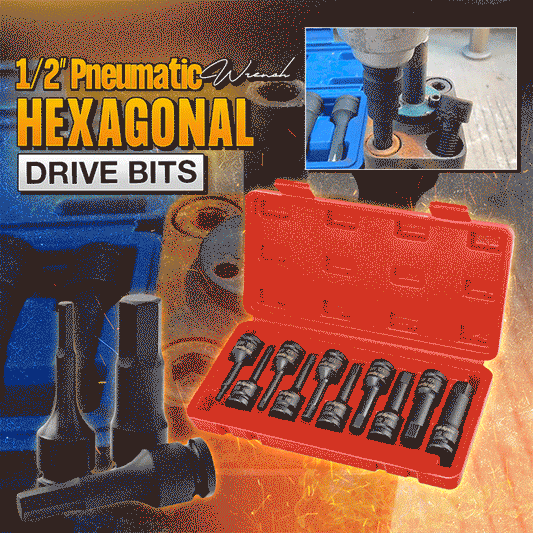 1/2” Pneumatic Wrench Hexagonal Drive Bits（50%OFF）